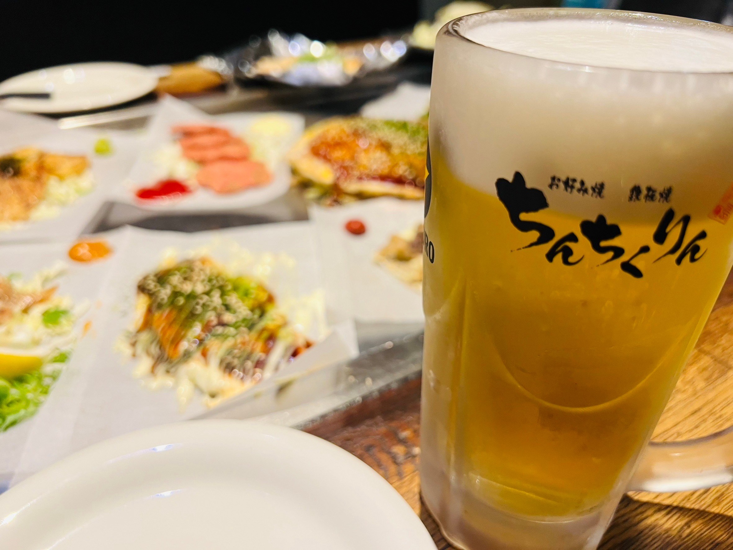 【お好み焼き×ちんちくりん×飲み放題×コース】大人数での宴会も大歓迎♪