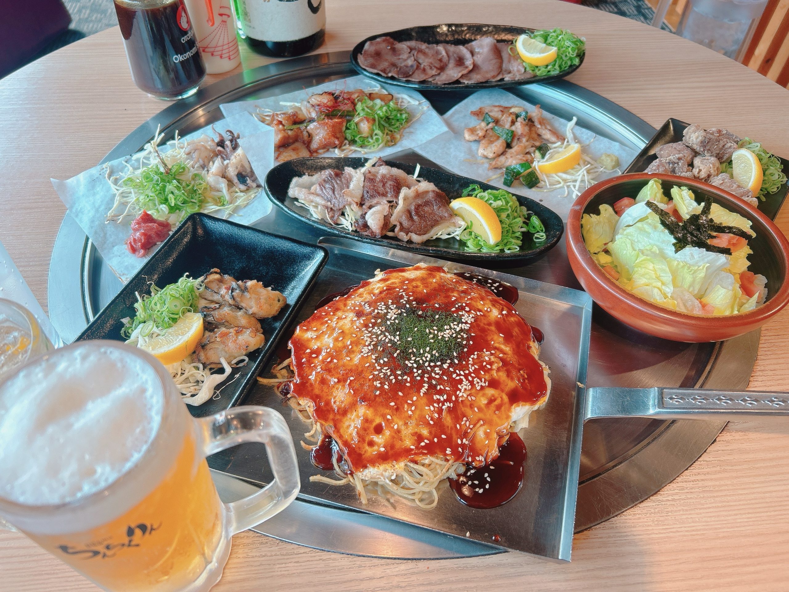 【お好み焼き×鉄板焼き×ちんちくりん】忘年会のご予約承り中♪